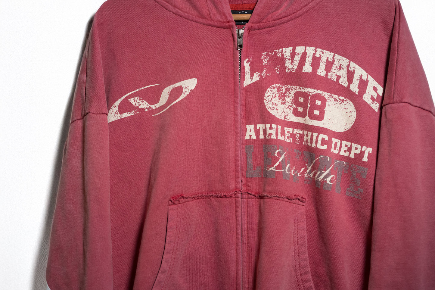 LVT Distressed Zip-Up