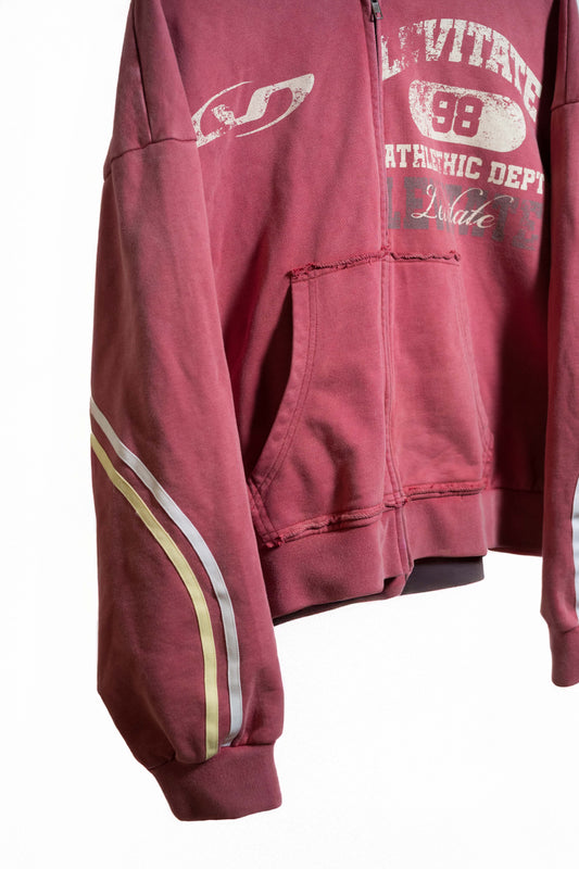 LVT Distressed Zip-Up